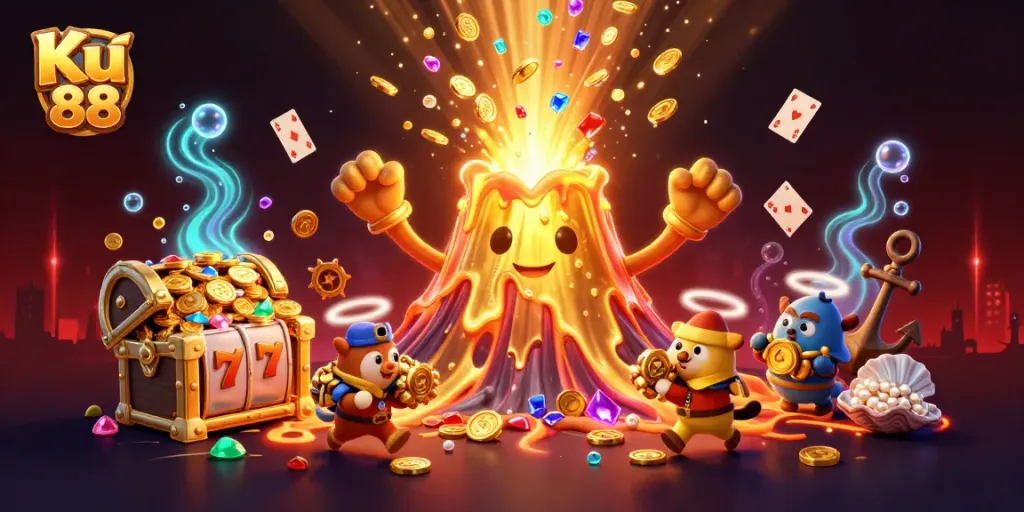 Experience thrilling wins at Ku 88 with dynamic slots and golden treasures bursting forth.