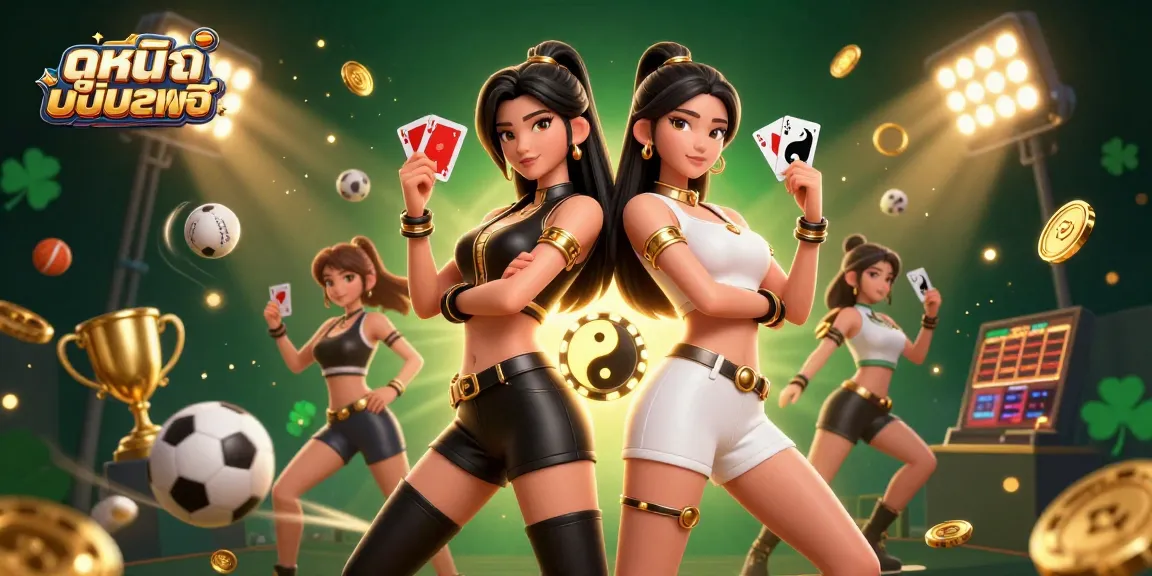 Engage in ดูหนังออนไลน์ฟรี as twin Asian women showcase casino tactics with dynamic visuals.