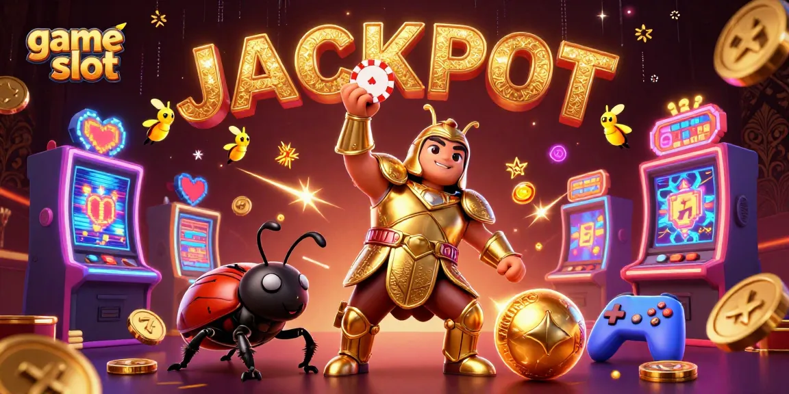 Engage with thrilling game slot excitement in a vibrant casino scene showcasing winning symbols.