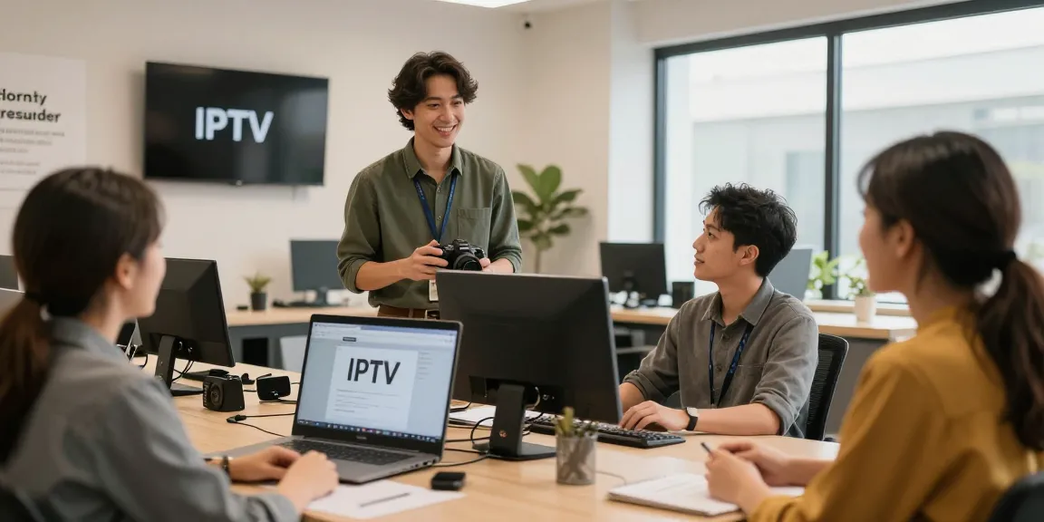 IPTV reseller providing trusted local services in a professional setting.